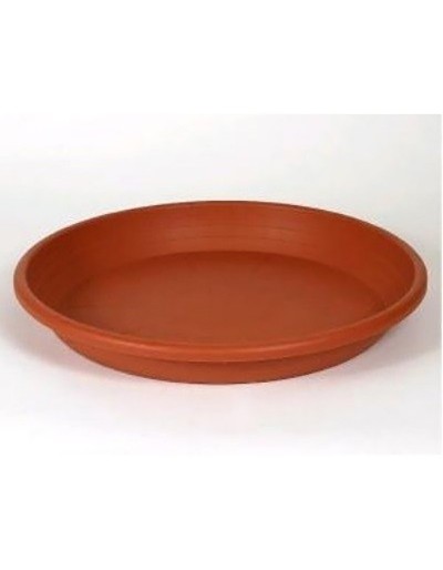 Sottovaso cilindrico 56 cm terracotta