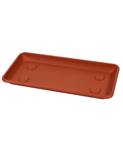 Bandeja rectangular Anthea 100cm color terracota