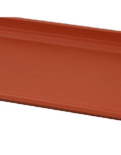 Anthea rectangular subflower 100 cm terracotta color