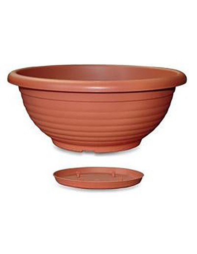 Bol de Naples avec diamètre de sauce 45 cm TERRACOTTA