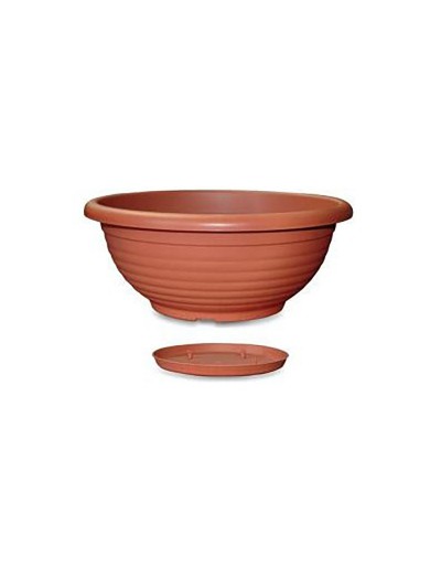 Bol de Naples avec diamètre de sauce 45 cm TERRACOTTA