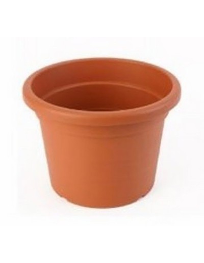 Vaso de cilindro de 30 cm TERRACOTTA de diâmetro