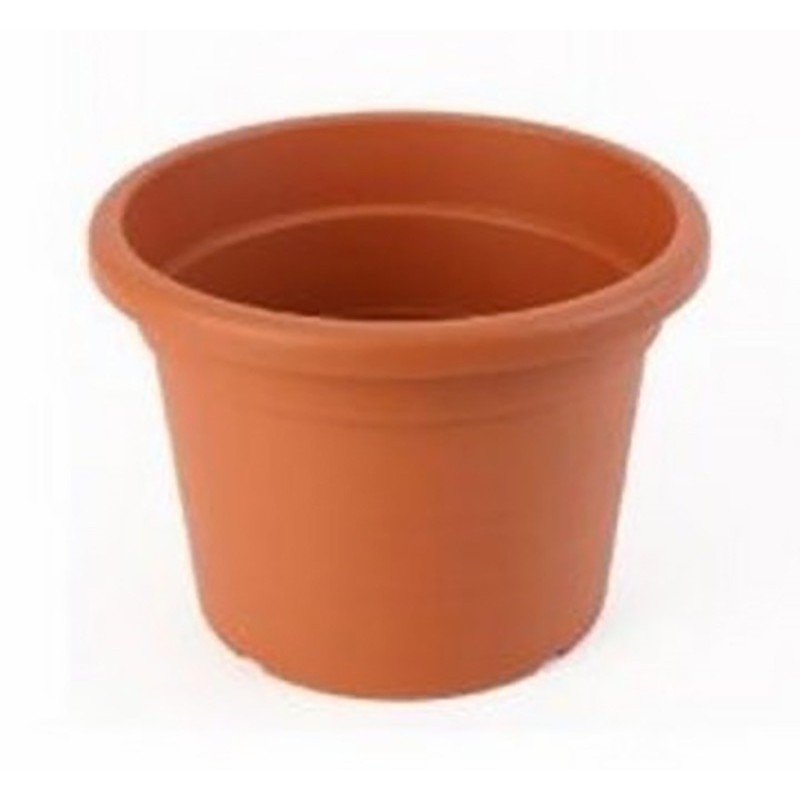 Vaso de cilindro de 30 cm TERRACOTTA de diâmetro Vaso de cilindro de 30 cm TERRACOTTA de diâmetro