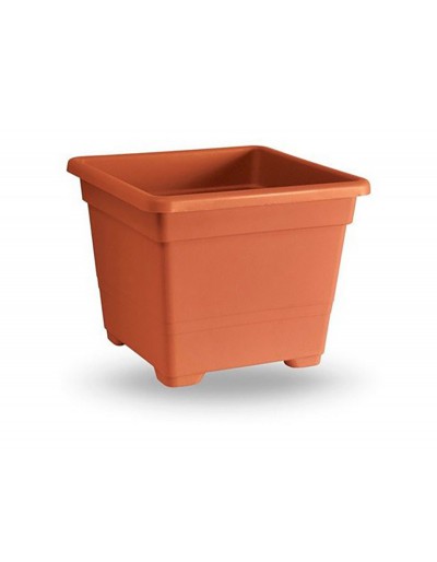 VASO QUADRATO 38 CM TERRACOTTA