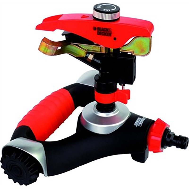 Black & Decker Irrigatore ad impulso ad alta resistenza su base con ruote Black & Decker Irrigatore ad impulso ad alta resistenza su base con ruote