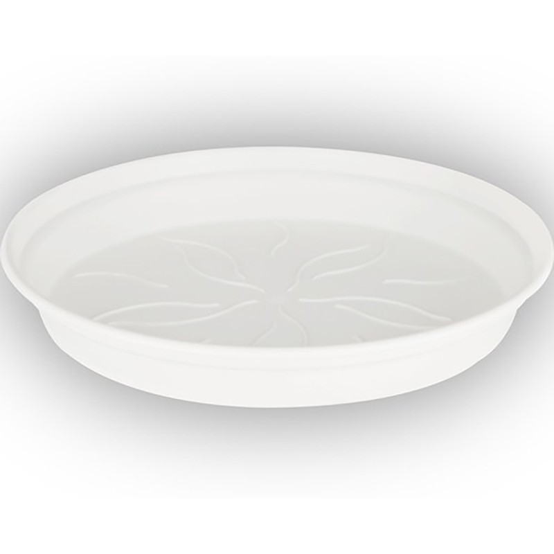 GREEN BASICS SAUCER 34 cm bianco