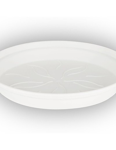 Sottovaso 29 cm bianco