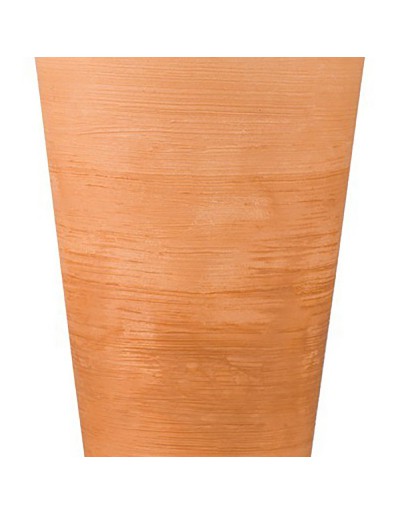 LILIUM VASE ELONGATED CONE H75 ANT. Brown