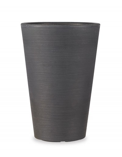 Vase 75 cm anthracyte en plastique