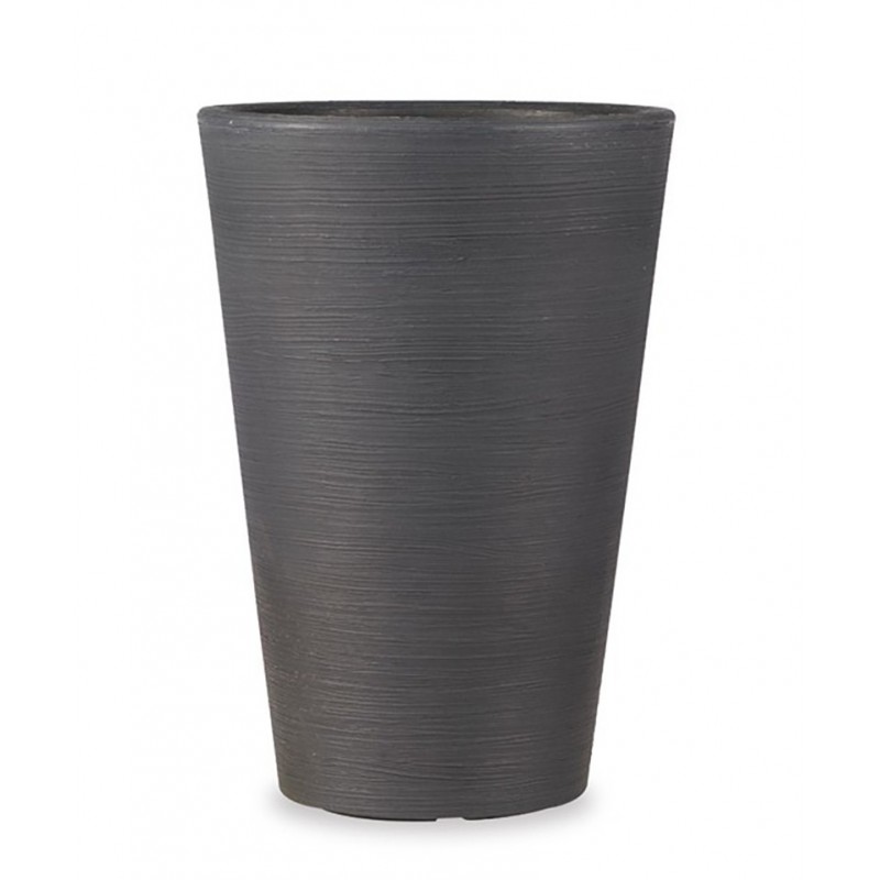 Vase 75 cm anthracyte en plastique