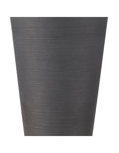Vase 75 cm anthracyte en plastique