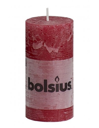 Rustic candle red wine 100/50 mm