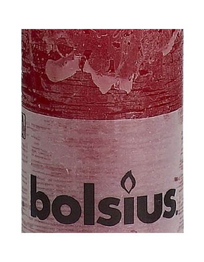 Świeca rustykalna czerwone wino 100/50 mm