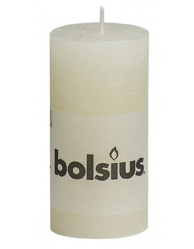 Rustic ivory candle 100/50 mm