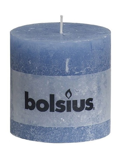 Rustic blue candle 100/100 mm