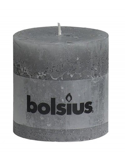 Rustic grey candle 100/100 mm