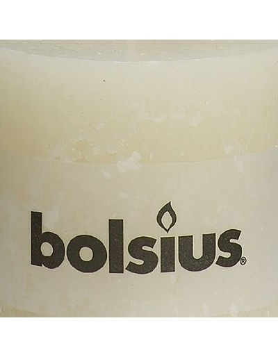 Rustic ivory candle 100/100mm