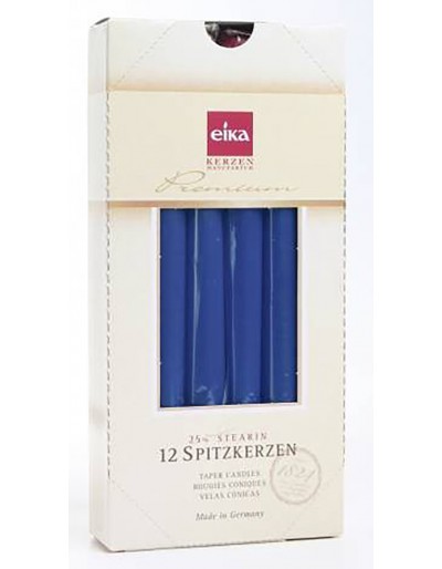 Candele blu 250/25 12 pezzi