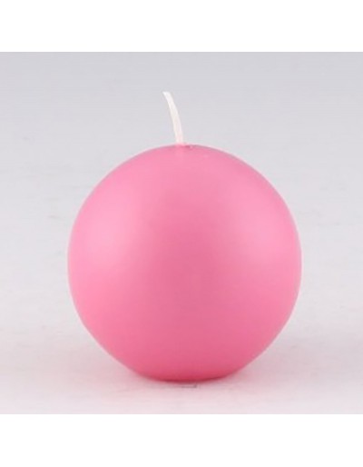 Vela de bola rosa 70 mm