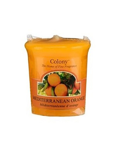 Kolonia śródziemnomorska pomarańczowa świeca