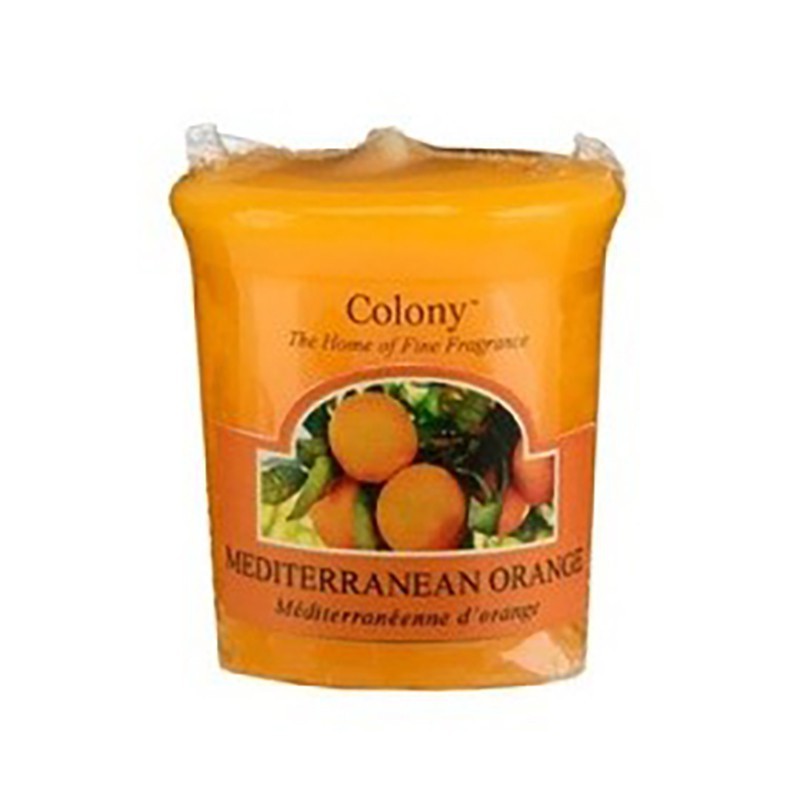 Kolonia śródziemnomorska pomarańczowa świeca