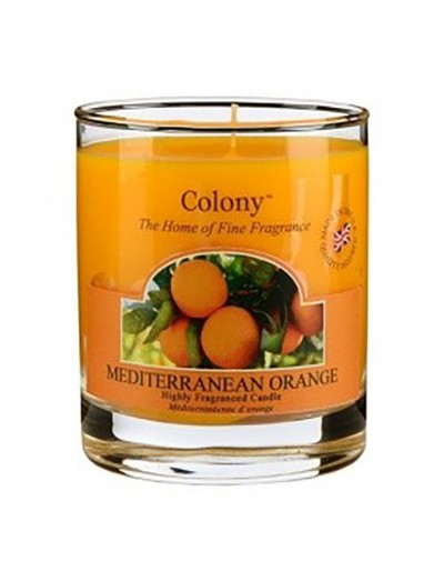 Colony small Mediterranean glass candle