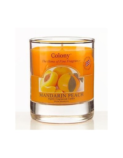 Colony candle small tangerine and peach