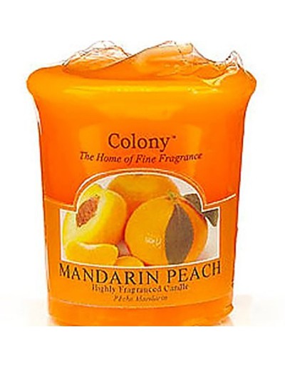 Colônia Mandarin Candle e Pêssego