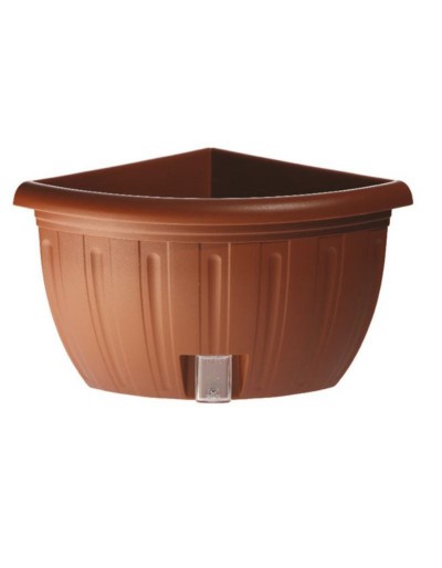 VASO ANGULAR DECOR COM PAREDE DE TERRACOTA