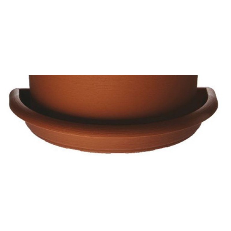 SOTTOVASO DECOR ALTO A PARETE TERRACOTTA