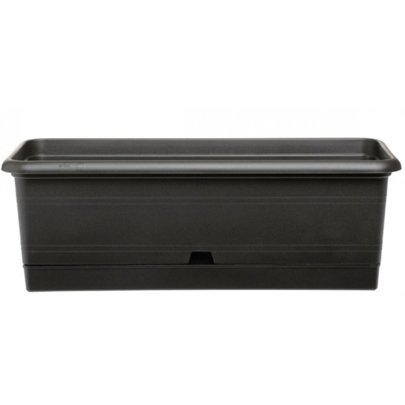 Caja de hierbas Rústicas 40cm antracita