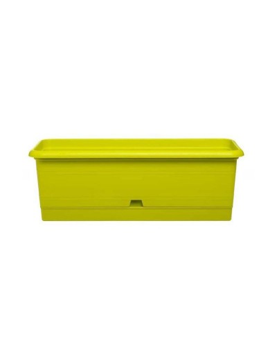 Caixa de relva rústica 40cm verde limão