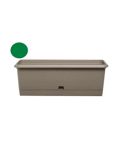 Caja de césped rústico 52cm Verde