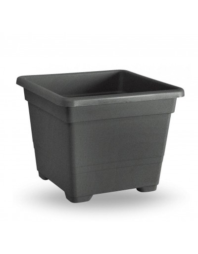 Pot carré 45cm ANTHRACITE