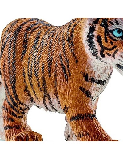 Tiger Cub Figur. Hand bemalt