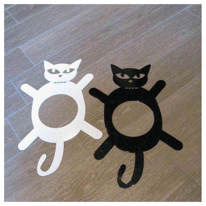 Cat bowl holder brown Cat bowl holder brown
