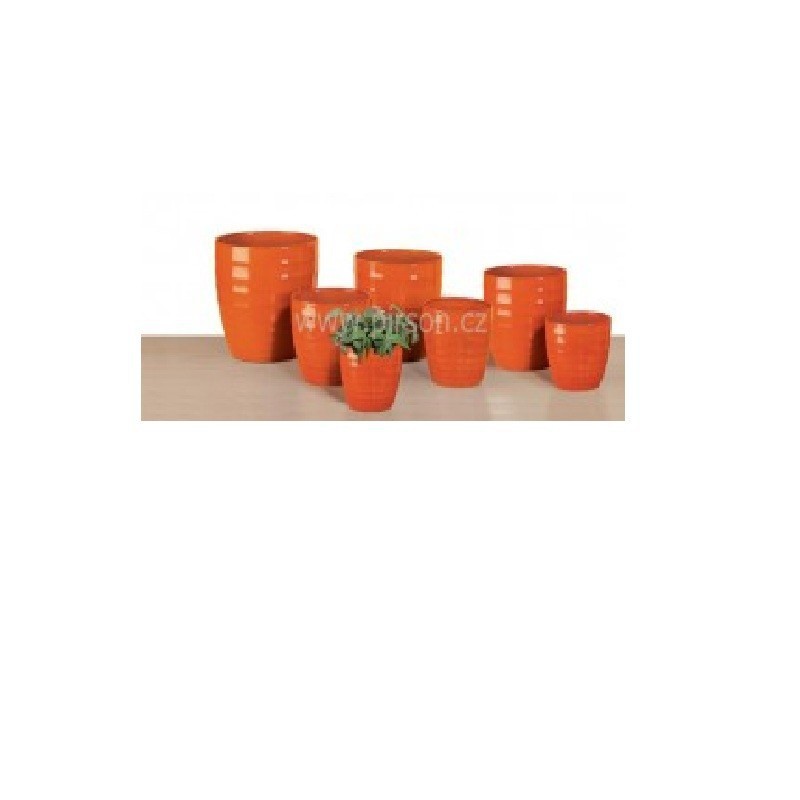 923 25 COVERPOT RED ORANGE