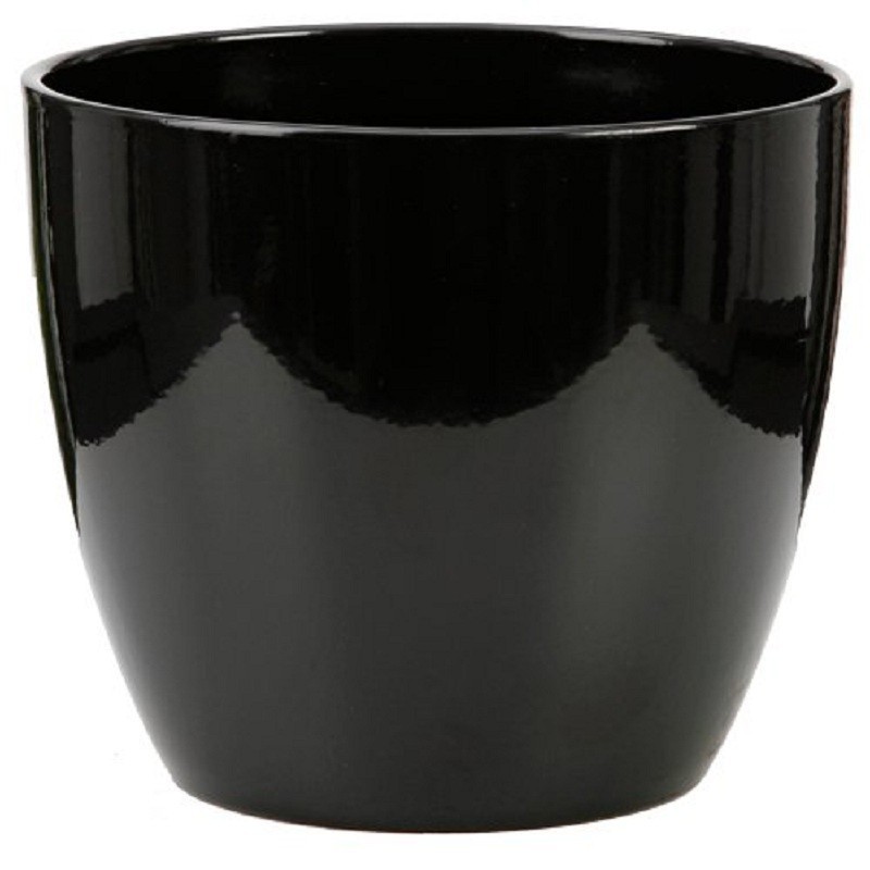 920 16 SCHWARZ GLZD COVERPOT 920 16 SCHWARZ GLZD COVERPOT