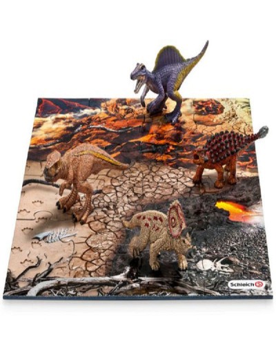 MINI DINOSAURI CON PUZZLE LAVA