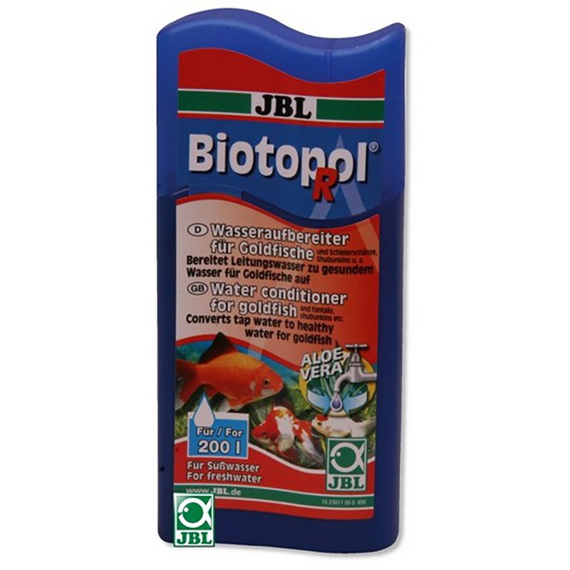 JBL Biotopol R 250ml - Conditionneur d'eau pour poissons rouges