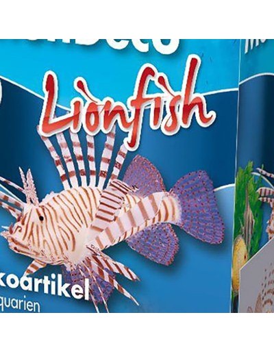 Lionfish Aquarium décoration Rouge