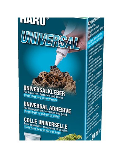 Adesivo universal preto para terrários de aquários