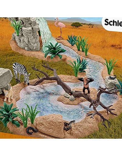 Gran aventura Pozo de agua Schleich Vida salvaje