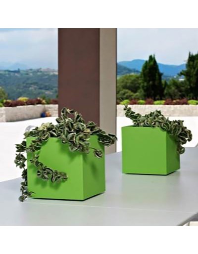 Kunststoff-Form Mini Topf grün