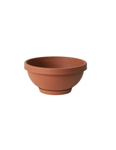 CIOTOLA EOLIA cm 32 con Sottovaso terracotta