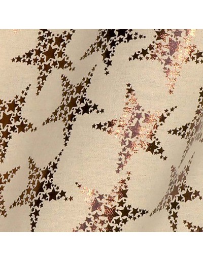 Decofabric Stars 28x300cm copper