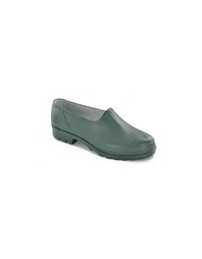 Chaussures en PVC vert de jardin