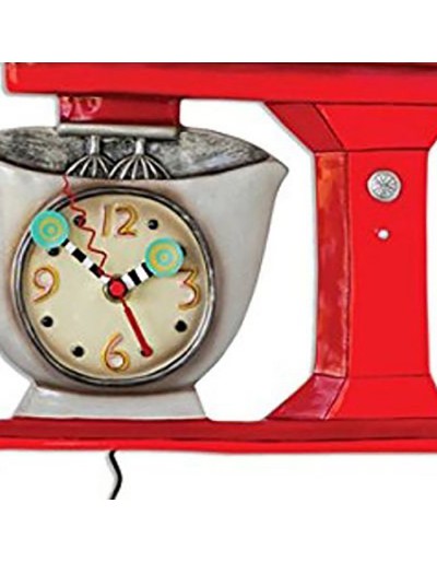 Relógio allen projeta misturador vermelho