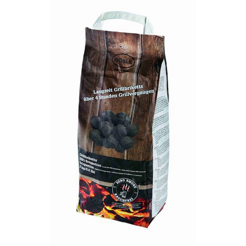 BBQ BRIQUETTES 3KG FOR ZERO SMOKE