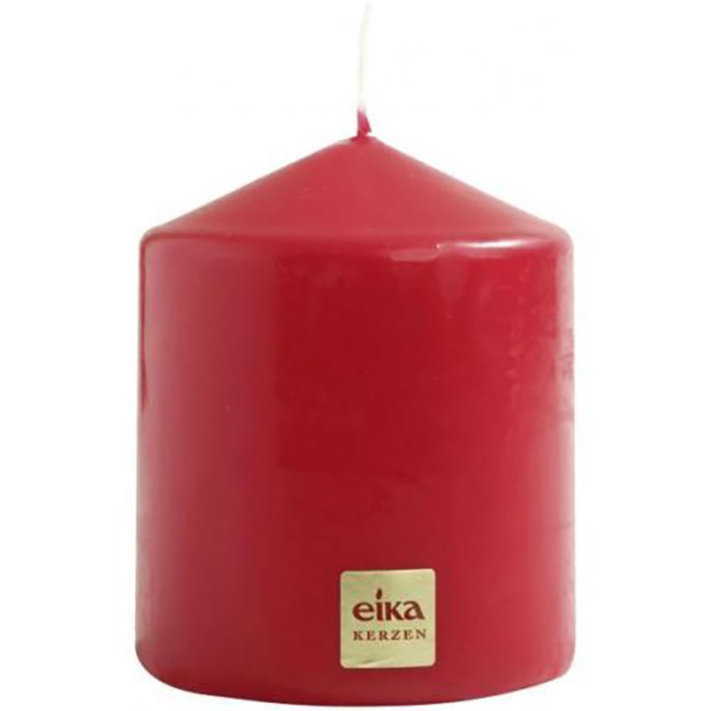 PILLAR cylindrical candle 90 80 RED